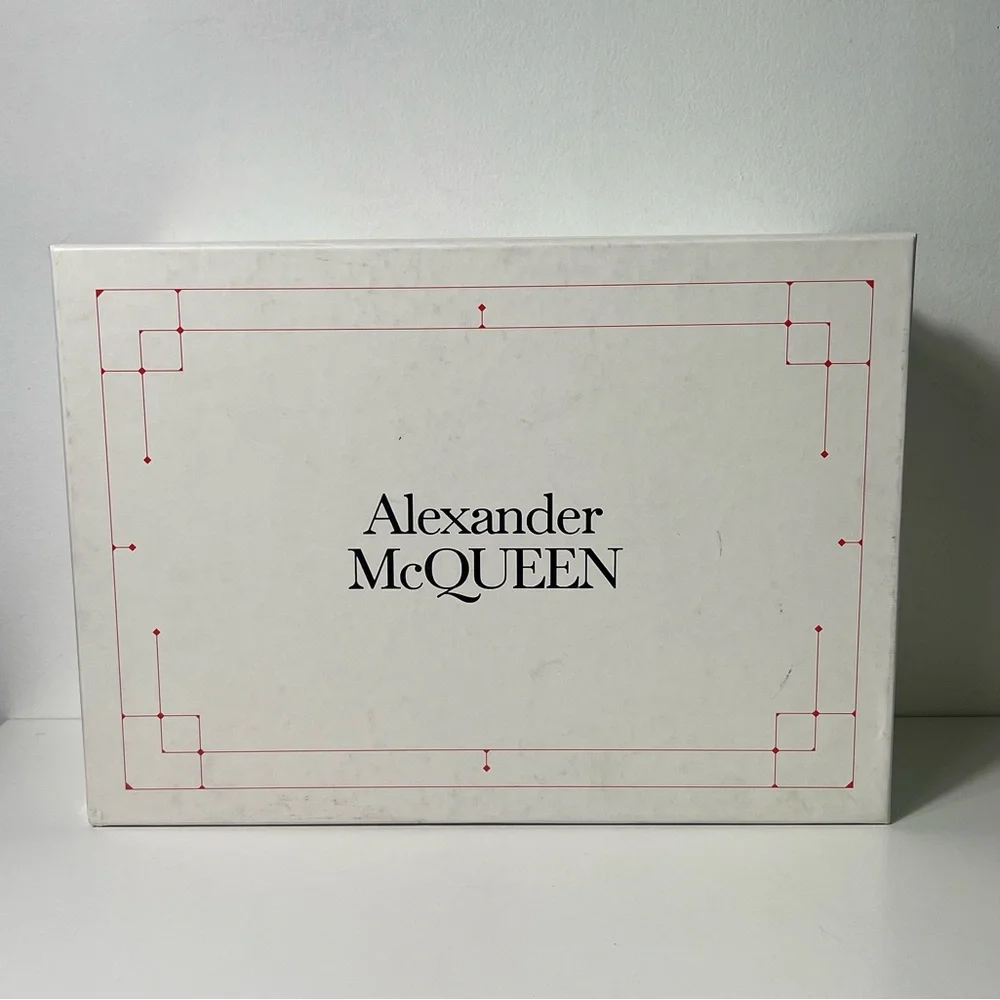 Alexander McQueen AMQ Storage Display Heel Sneaker Sandal Slides Shoebox Box